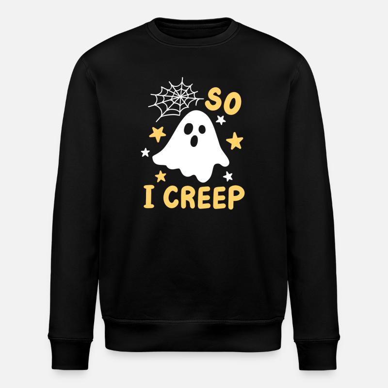 Geist Halloweenkostüm - Stanley/Stella Unisex Bio-Sweatshirt ROLLER - Schwarz