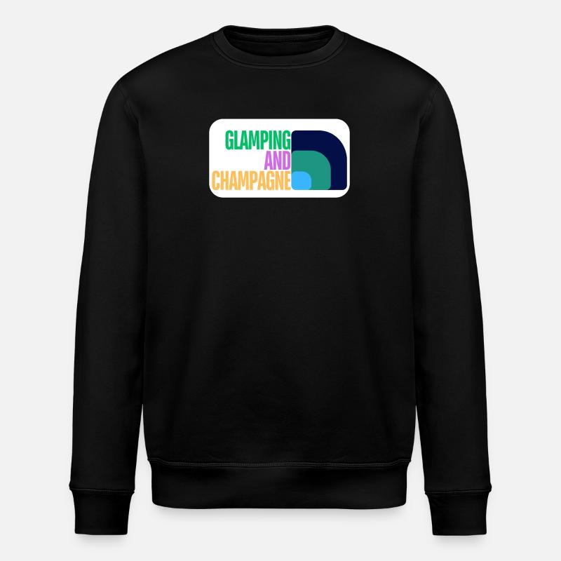 Glamping (Glamping) - Stanley/Stella Unisex Bio-Sweatshirt ROLLER - Schwarz