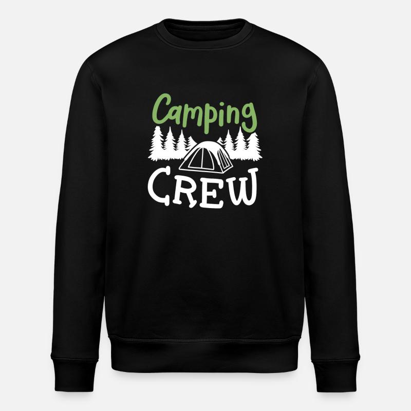 Camping Crew Camper - Stanley/Stella Unisex Bio-Sweatshirt ROLLER - Schwarz