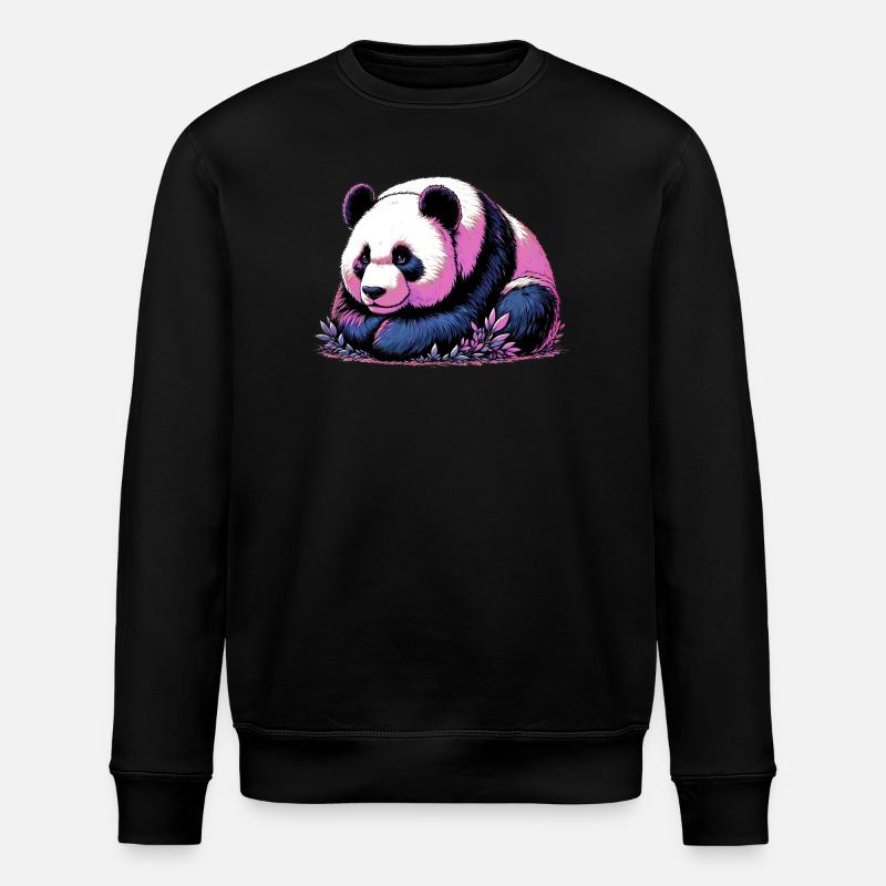 Panda - Sweat bio ROLLER Stanley/Stella Unisexe - noir