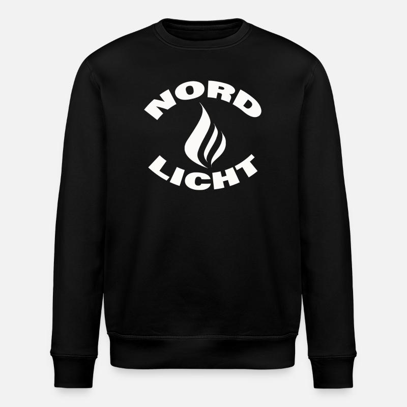 NORDLICHT - Stanley/Stella Unisex Bio-Sweatshirt ROLLER - Schwarz