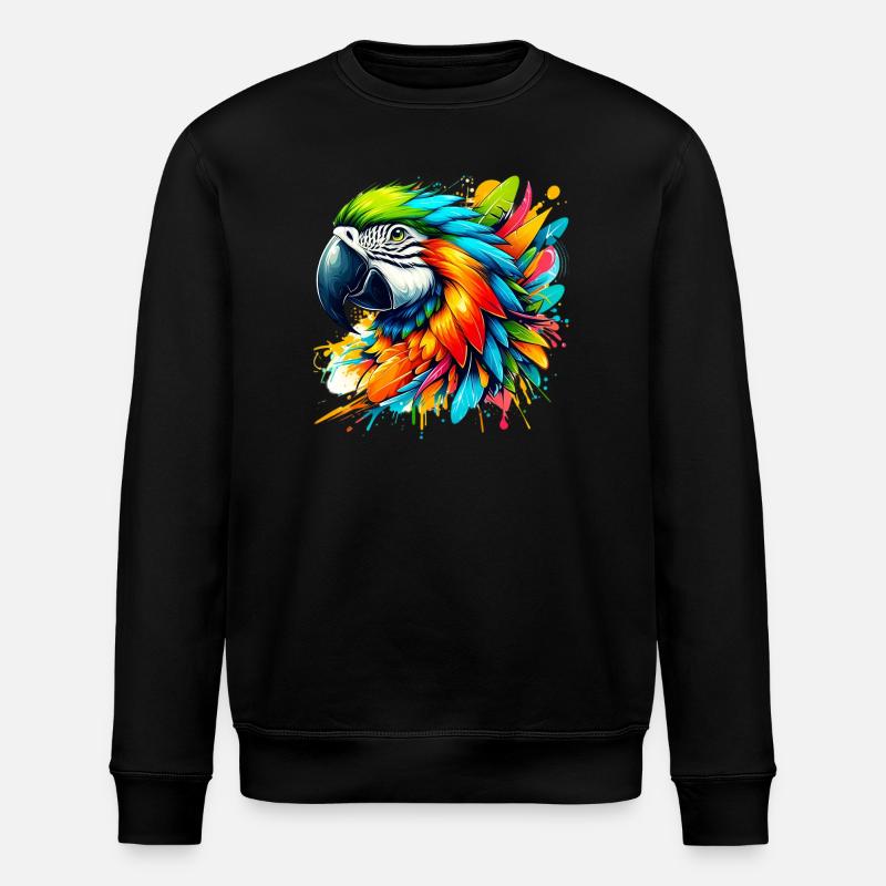 Parrot - Stanley/Stella ROLLER Unisex Organic Sweatshirt - black