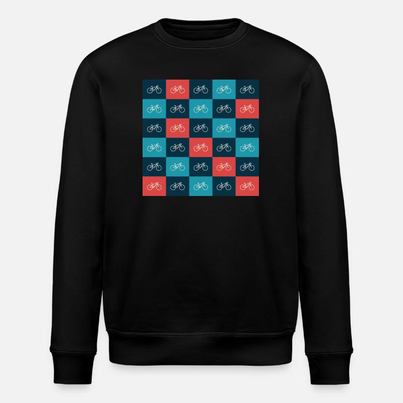 Motif de vélo vibrant Artwork - Sweat bio ROLLER Stanley/Stella Unisexe - noir