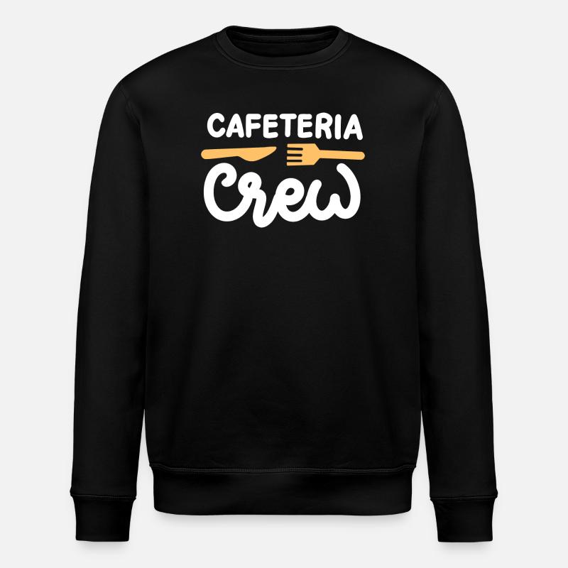 Cafeteria-Crew Schulkantine - Stanley/Stella Unisex Bio-Sweatshirt ROLLER - Schwarz