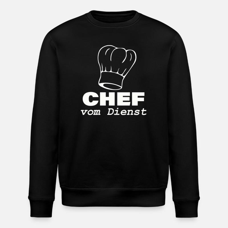 CHEF on duty - Stanley/Stella ROLLER Unisex Organic Sweatshirt - black