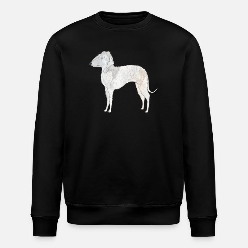 Bedlington Terrier - Sweat bio ROLLER Stanley/Stella Unisexe - noir