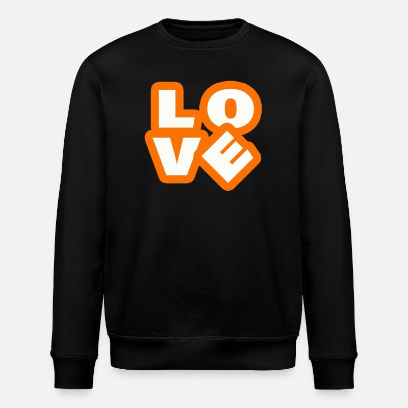 LOVE - Stanley/Stella Unisex Bio-Sweatshirt ROLLER - Schwarz