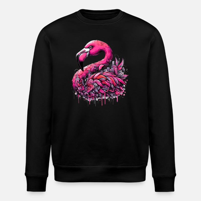 Flamant - Sweat bio ROLLER Stanley/Stella Unisexe - noir