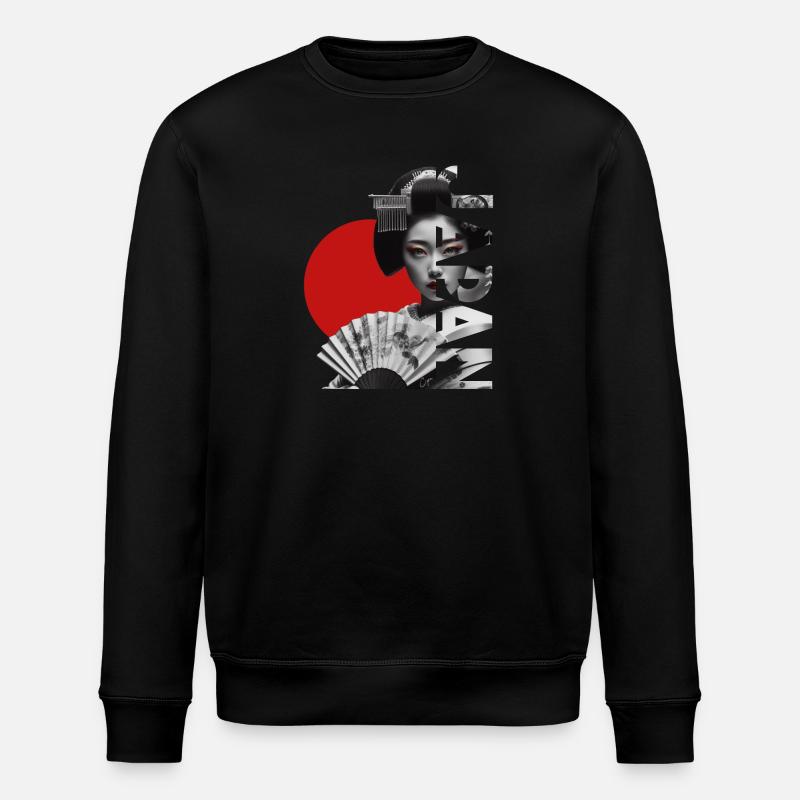 Japan - Stanley/Stella Unisex Bio-Sweatshirt ROLLER - Schwarz