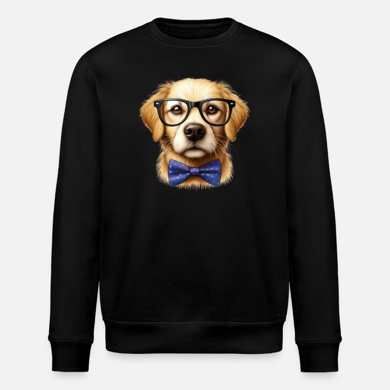 Hund - Stanley/Stella Unisex Bio-Sweatshirt ROLLER - Schwarz