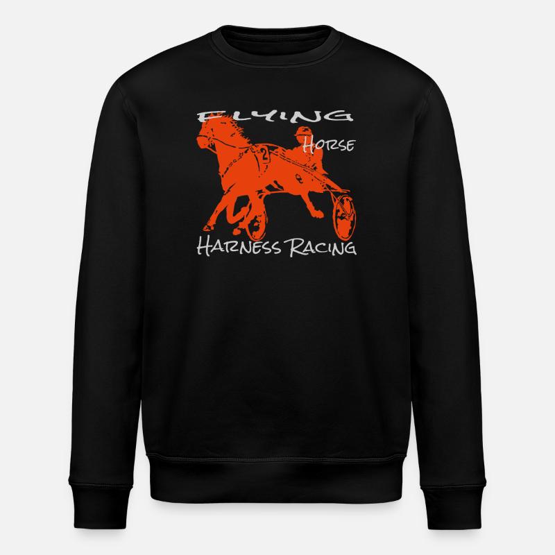 Course de trot trotteur - Sweat bio ROLLER Stanley/Stella Unisexe - noir