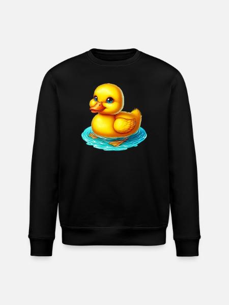 Duckling Duck Duck Duck - Stanley/Stella ROLLER Unisex Organic Sweatshirt - black