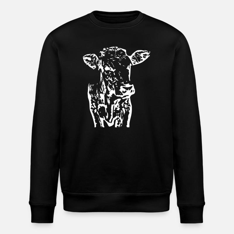 Vache - Sweat bio ROLLER Stanley/Stella Unisexe - noir