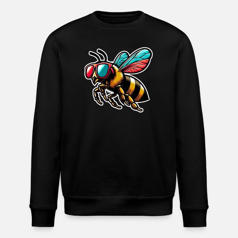 Bee - Stanley/Stella ROLLER Unisex Organic Sweatshirt - black