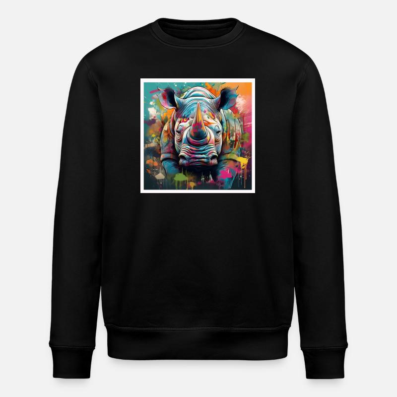 Rhinoceros - Sweat bio ROLLER Stanley/Stella Unisexe - noir