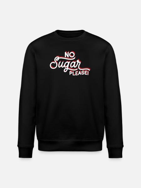 Anti-Sügar Flashing Passion Message - Stanley/Stella ROLLER Unisex Organic Sweatshirt - black