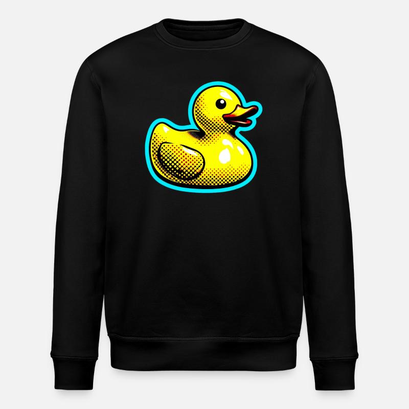 Caneton Canard Canard Canard - Sweat bio ROLLER Stanley/Stella Unisexe - noir
