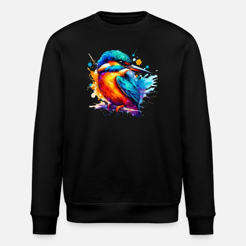 Martin-pêcheur - Sweat bio ROLLER Stanley/Stella Unisexe - noir