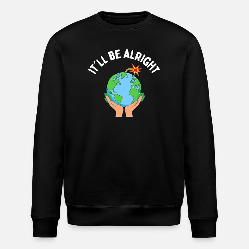 Tout ira bien - Sweat bio ROLLER Stanley/Stella Unisexe - noir