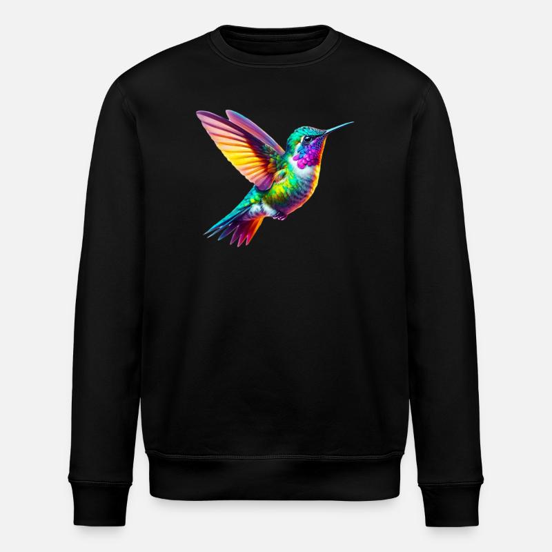 Hummingbird - Stanley/Stella ROLLER Unisex Organic Sweatshirt - black
