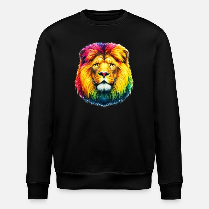Lion - Stanley/Stella ROLLER Unisex Organic Sweatshirt - black