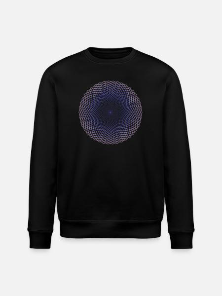 Lotus des Lebens - Stanley/Stella Unisex Bio-Sweatshirt ROLLER - Schwarz