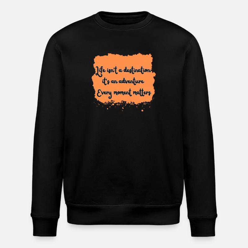 Live fully - Stanley/Stella ROLLER Unisex Organic Sweatshirt - black