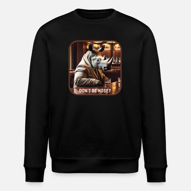 Ne soyez pas curieux - Sweat bio ROLLER Stanley/Stella Unisexe - noir