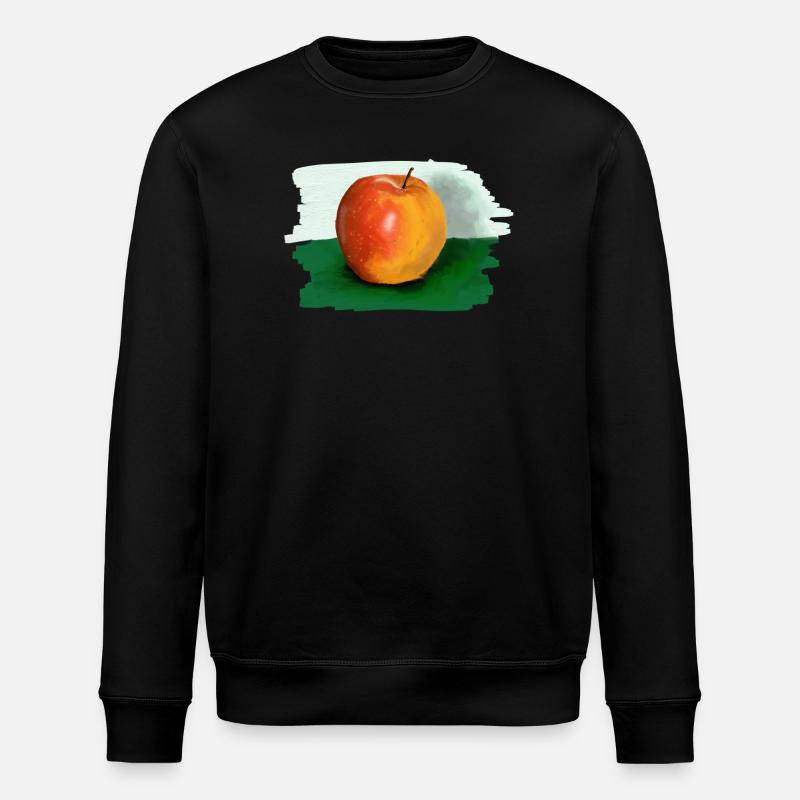 Apfel - Stanley/Stella Unisex Bio-Sweatshirt ROLLER - Schwarz