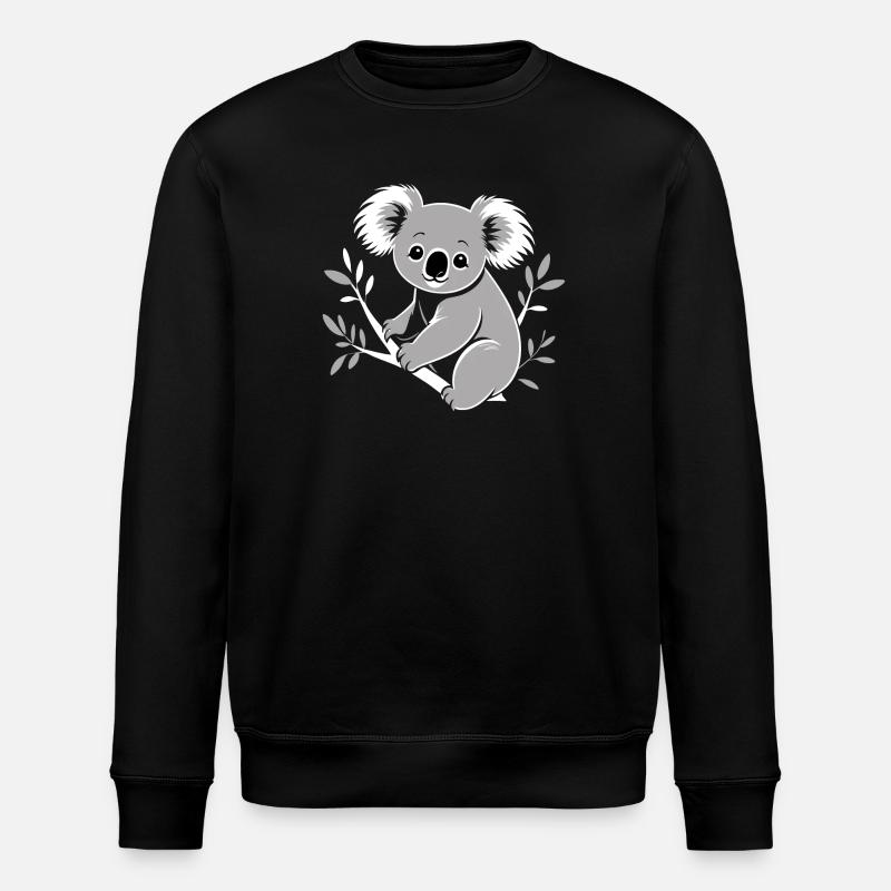 Koala - Sweat bio ROLLER Stanley/Stella Unisexe - noir