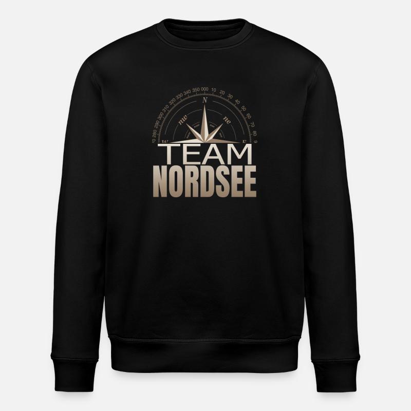 Team Nordsee - Stanley/Stella Unisex Bio-Sweatshirt ROLLER - Schwarz