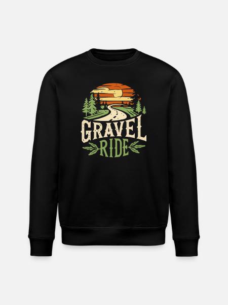 Aventure sur gravier - Sweat bio ROLLER Stanley/Stella Unisexe - noir