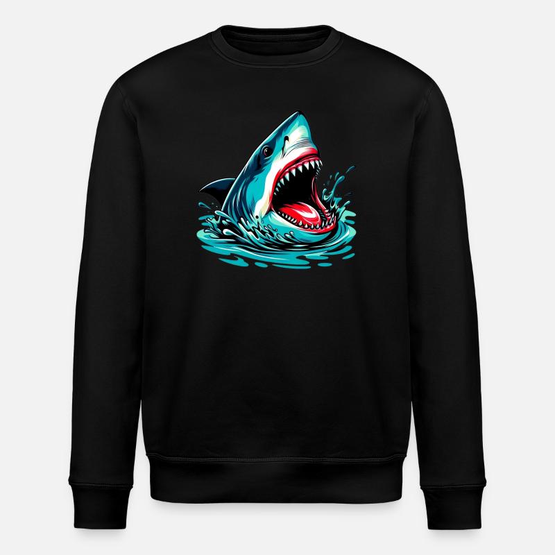 Requin - Sweat bio ROLLER Stanley/Stella Unisexe - noir