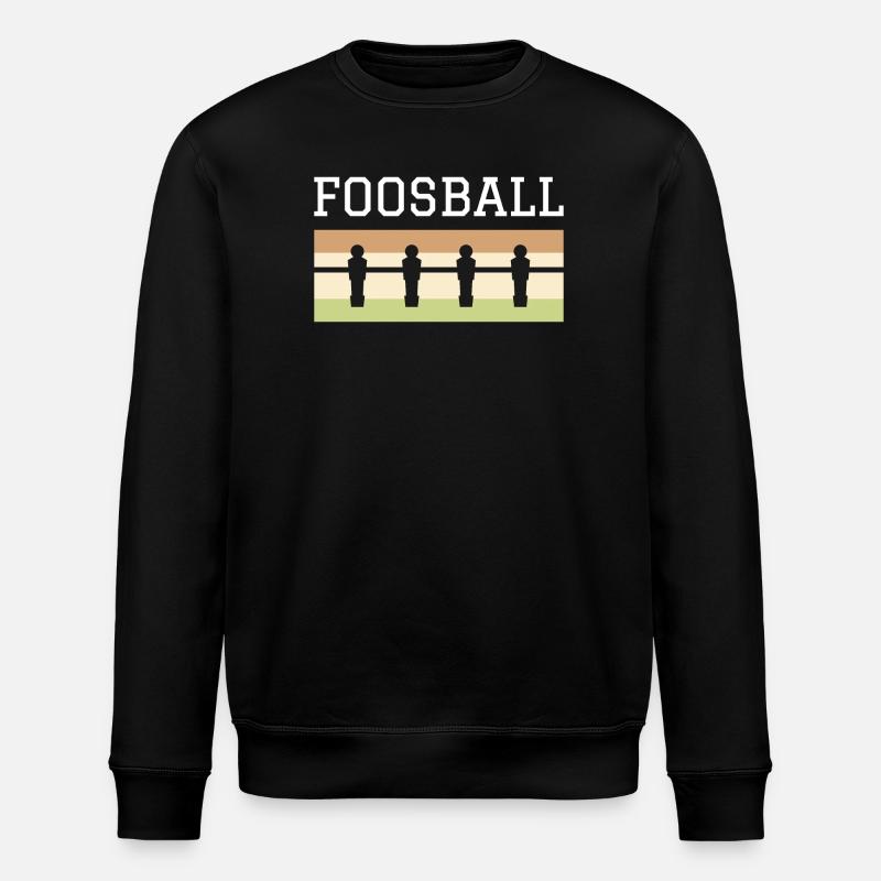 Tischfußball Retro - Stanley/Stella Unisex Bio-Sweatshirt ROLLER - Schwarz