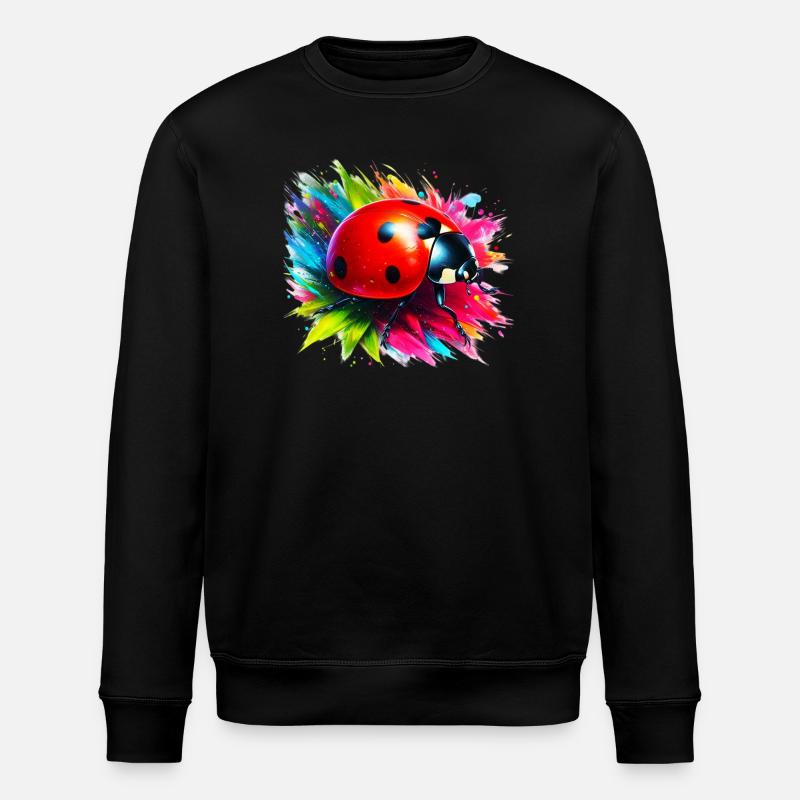Ladybird - Stanley/Stella ROLLER Unisex Organic Sweatshirt - black