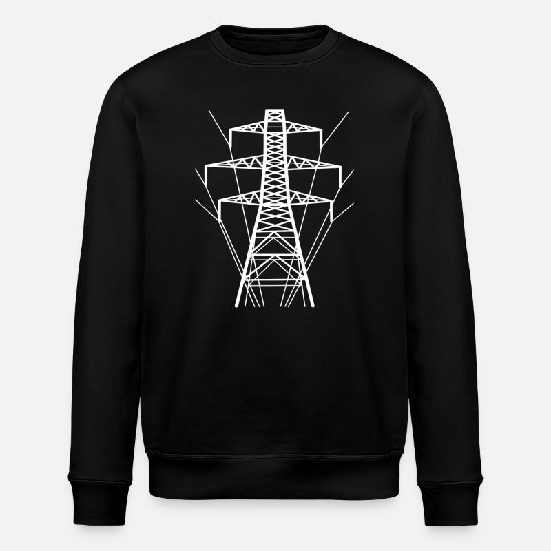 pole silhouette - Stanley/Stella ROLLER Unisex Organic Sweatshirt - black
