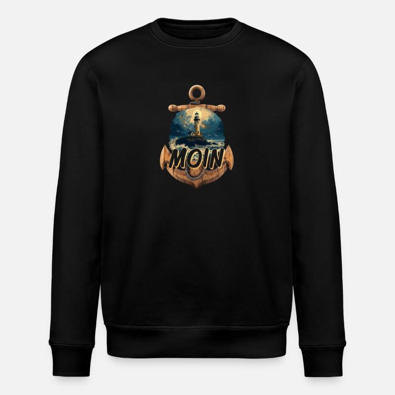 Moin - Stanley/Stella Unisex Bio-Sweatshirt ROLLER - Schwarz
