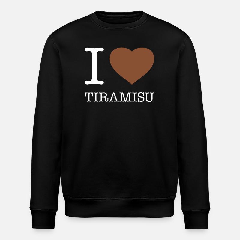J’ADORE LE TIRAMISU - Sweat bio ROLLER Stanley/Stella Unisexe - noir