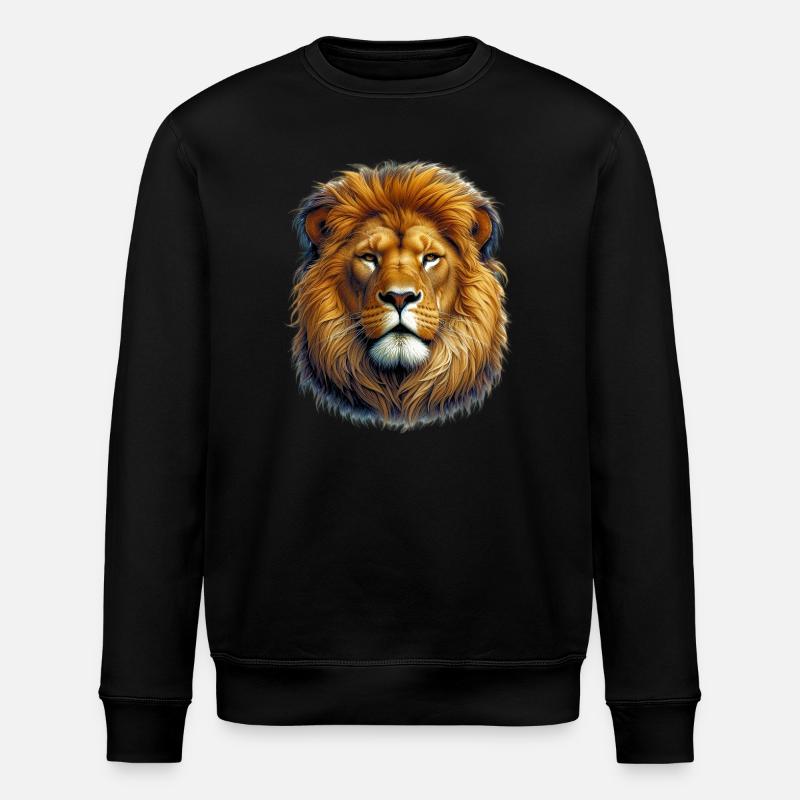 Löwe - Stanley/Stella Unisex Bio-Sweatshirt ROLLER - Schwarz