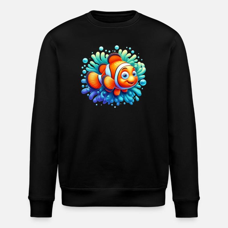 Clownfish - Stanley/Stella ROLLER Unisex Organic Sweatshirt - black