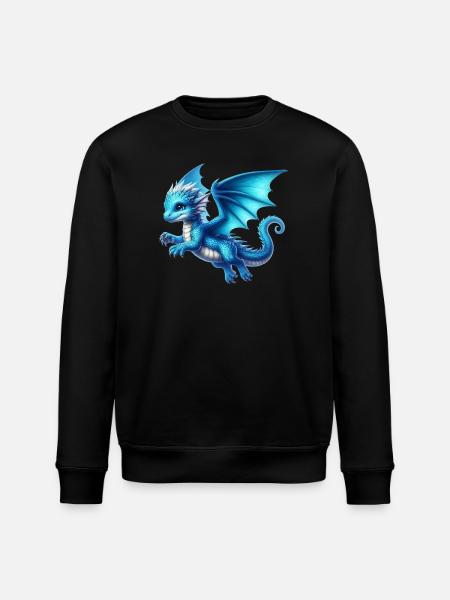 Dragon - Stanley/Stella ROLLER Unisex Organic Sweatshirt - black