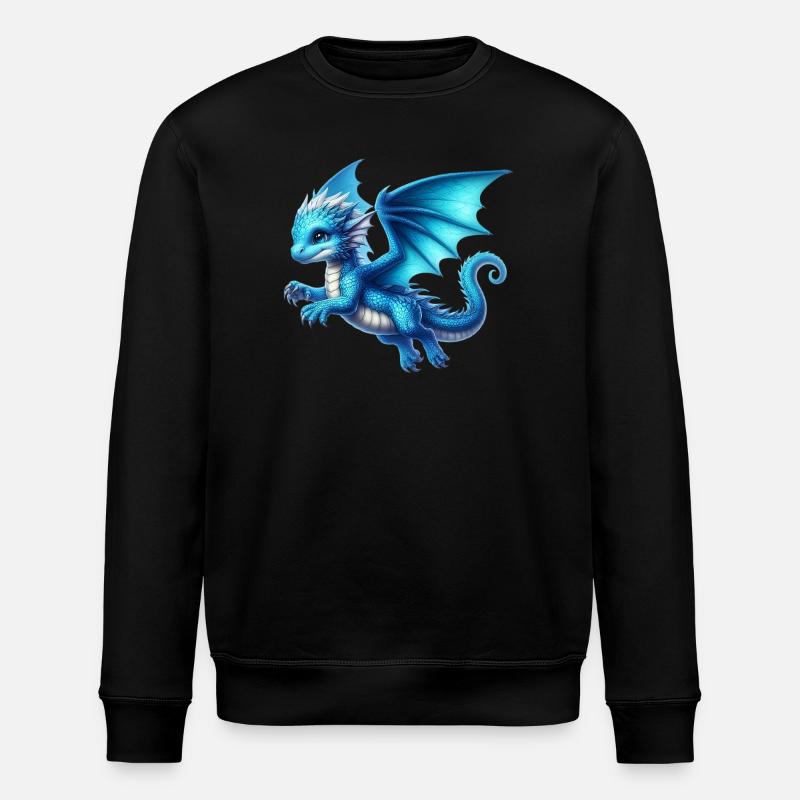 Dragon - Stanley/Stella ROLLER Unisex Organic Sweatshirt - black