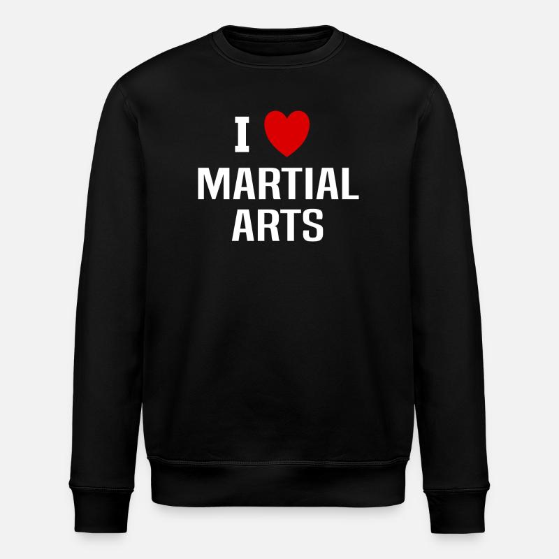 J'adore les arts martiaux - Sweat bio ROLLER Stanley/Stella Unisexe - noir