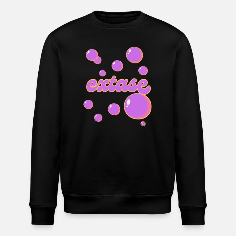 Ecstasy - Stanley/Stella ROLLER Unisex Organic Sweatshirt - black