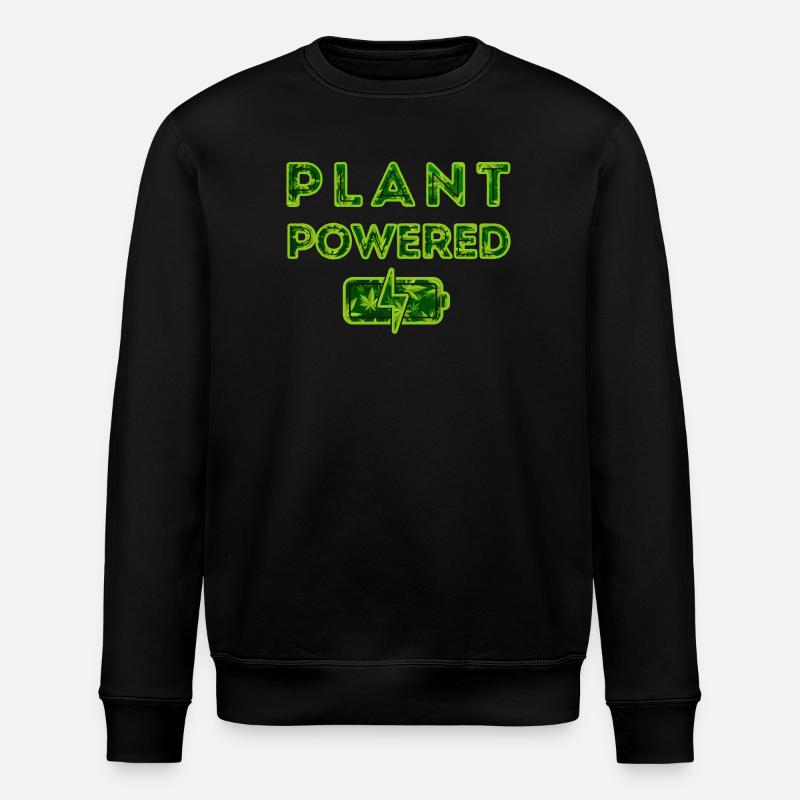 Angetrieben von Pflanzen - Stanley/Stella Unisex Bio-Sweatshirt ROLLER - Schwarz