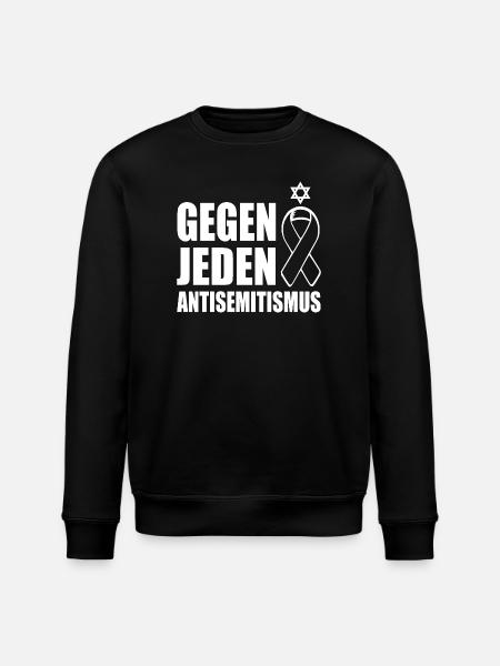 Contre tout antisémitisme - Sweat bio ROLLER Stanley/Stella Unisexe - noir