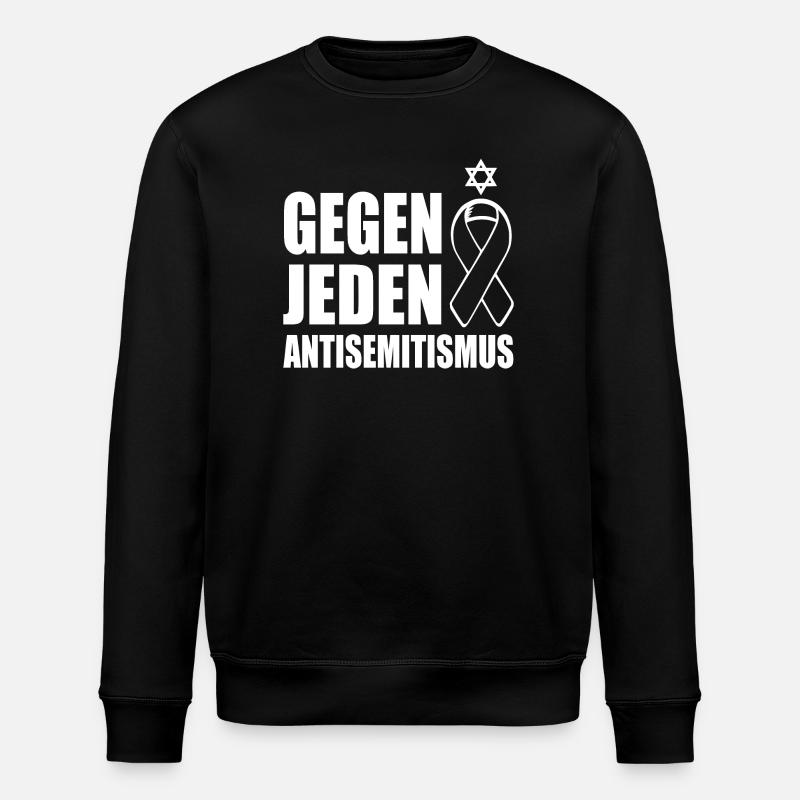 Contre tout antisémitisme - Sweat bio ROLLER Stanley/Stella Unisexe - noir