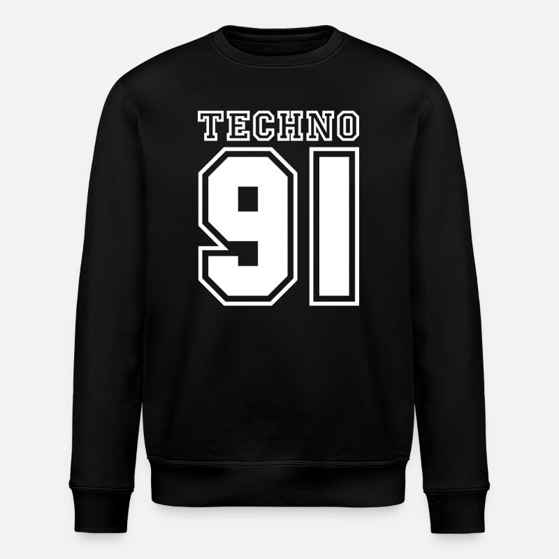 TECHNO 91 - Sweat bio ROLLER Stanley/Stella Unisexe - noir