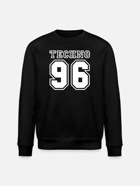 TECHNO 96 - Stanley/Stella ROLLER Unisex Organic Sweatshirt - black