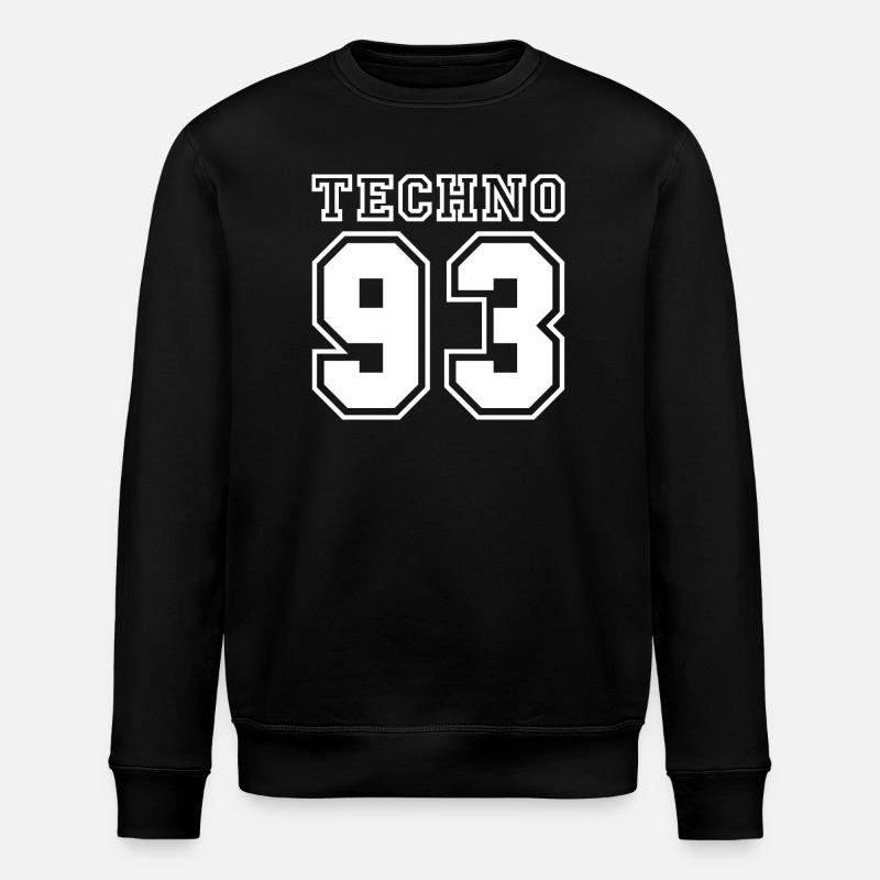 TECHNO 93 - Stanley/Stella ROLLER Unisex Organic Sweatshirt - black